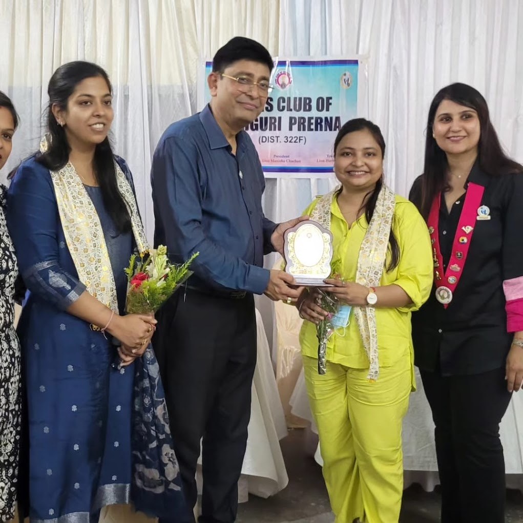 Dr. Kasish Choudhary at a professional recognition event